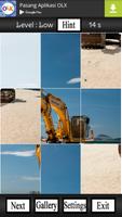 Excavator Puzzle Game 海报