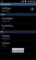 Call History Filter capture d'écran 1