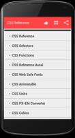برنامه‌نما CSS Tutorial & Reference عکس از صفحه