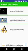 Advance Linux tutorial Affiche