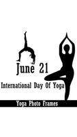 Yoga Day Photo Frames Affiche