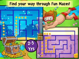 Poster Educational Mazes for Kids