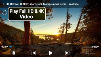 Full Hd Video Player new - Play 4K Video capture d'écran 3