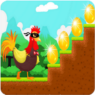 Angry Chicken Run Subway - Jeu gratuit icône
