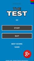 Poster THE TEST - Test your skills