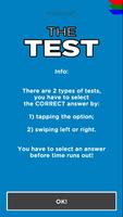 THE TEST - Test your skills स्क्रीनशॉट 1