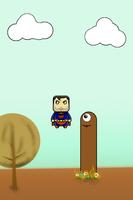 Flappy Super Man Bird Affiche