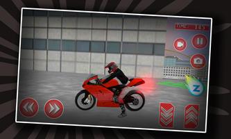 Motor Biker Extreme Roof Jump syot layar 3