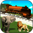 Jungle Animals Train Transport आइकन