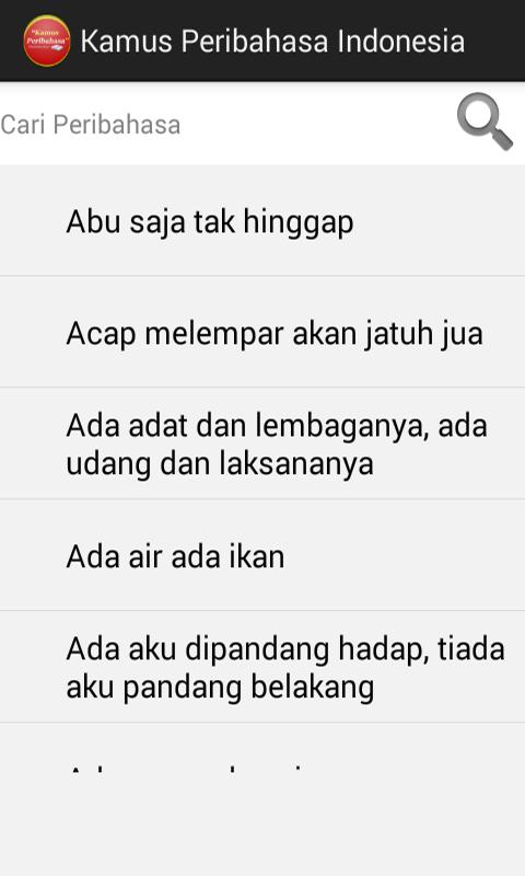 Dapatkan Gambar Kamus Peribahasa For Android Apk Download Terbaru by Kata Cinta