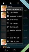 Swipe Dialer Free ภาพหน้าจอ 3