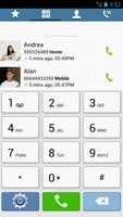 Swipe Dialer GS4 Light Theme Affiche