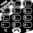 THEME SWIPE DIALER MIXER WHITE icône