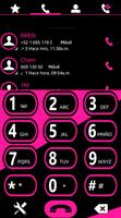 THEME SWIPE DIALER MIXER PINK Affiche