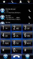 THEME SWIPE DIALER AERO BLUE poster