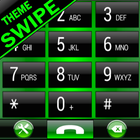 THEME SWIPE DIALER AERO GREEN أيقونة