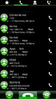 THEME SWIPE DIALER AERO GREEN تصوير الشاشة 2