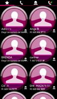 THEME SWIPE DIALER AERO PINK screenshot 3