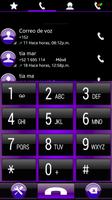 THEME SWIPE DIALER AERO PURPLE poster
