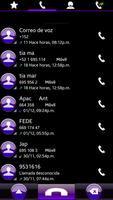 THEME SWIPE DIALER AERO PURPLE screenshot 2