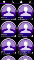 THEME SWIPE DIALER AERO PURPLE screenshot 3