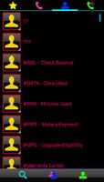 THEME SWIPE DIALER BIG BLACK C screenshot 3