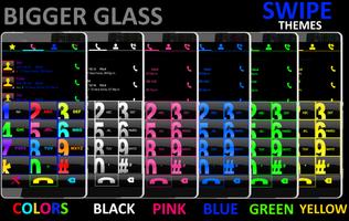 THEME SWIPE DIALER BIG BLACK G screenshot 1