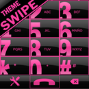THEME SWIPE DIALER BIG BLACK PINK APK