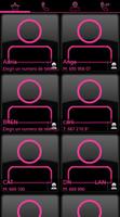THEME SWIPE DIALER BIG DARK PINK screenshot 3