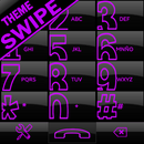 THEME SWIPE DIALER BIG DARK PURPLE APK