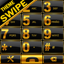 THEME SWIPE DIALER GOLD BLACK APK