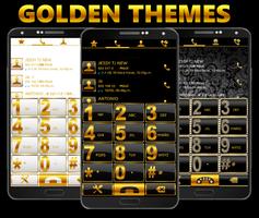 THEME SWIPE DIALER GOLD BLACK screenshot 1