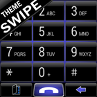 THEME SWIPE DIALER BLACK STORM icon