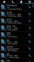 THEME SWIPE DIALER BLACK STORM screenshot 3