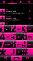 THEME SWIPE DIALER CHESS PINK poster