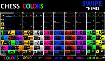 THEME SWIPE DIALER CHESS YELLO screenshot 1