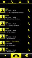 THEME SWIPE DIALER CHESS YELLO screenshot 2