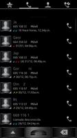THEME SWIPE DIALER DARK METAL screenshot 3