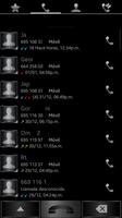 THEME SWIPE DIALER DARK METAL capture d'écran 3