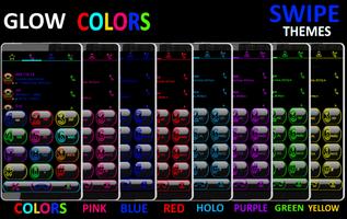 THEME SWIPE DIALER GLOW PINK capture d'écran 1