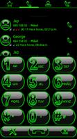 THEME SWIPE DIALER GLOW GREEN poster