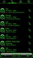 THEME SWIPE DIALER GLOW GREEN screenshot 2