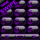 THEME SWIPE DIALER GLOW PURPLE APK