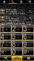 THEME SWIPE DIALER GOLD DIAMON poster