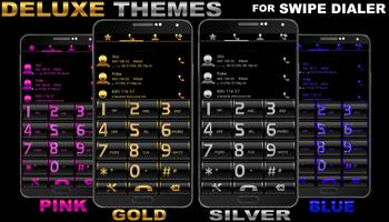 THEME SWIPE DIALER GOLD METAL  capture d'écran 1