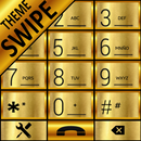 THEME SWIPE DIALER GOLD METAL APK