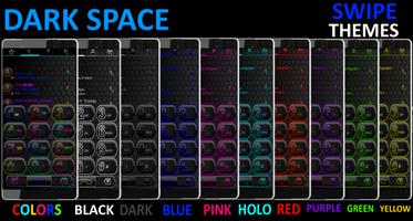 THEME SWIPE DIALER DARK SPACE PINK screenshot 1