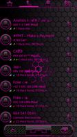 THEME SWIPE DIALER DARK SPACE PINK screenshot 2