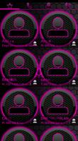 THEME SWIPE DIALER DARK SPACE PINK screenshot 3