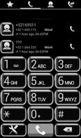 THEME SWIPE DIALER SILVER GLAS Plakat